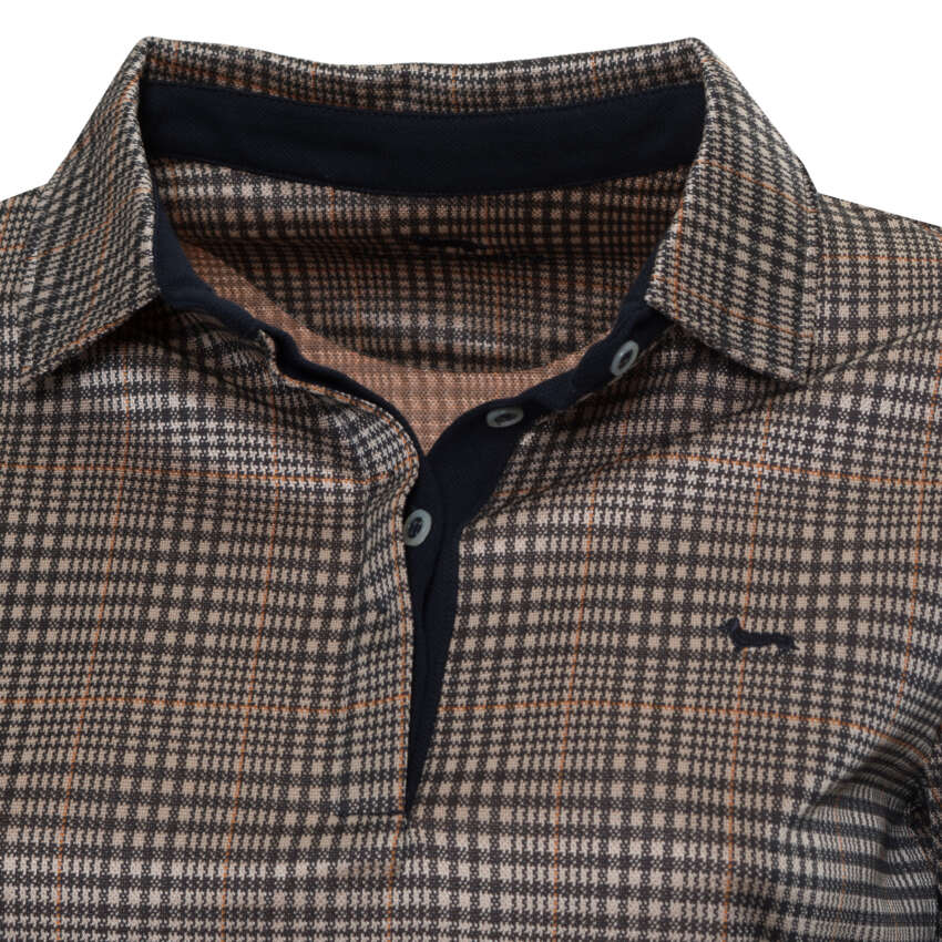 HARMONT & BLAINE  Polo, da donna, manica a tre quarti, fantasia, multicolore, con logo Made in Italia