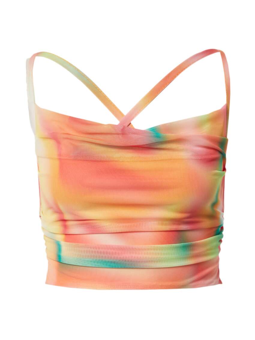 VIERVIER Top 'Charleen' da Donna con Stampa Tie-Dye
