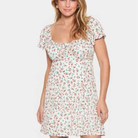 Abito Estivo Donna a Fiori - MILKMIAD - Eleganza Romantica e Comfort Leggero