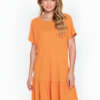 Abito Corto Estivo da Donna a T-Shirt con Volant sull'Orlo - Urban Classic