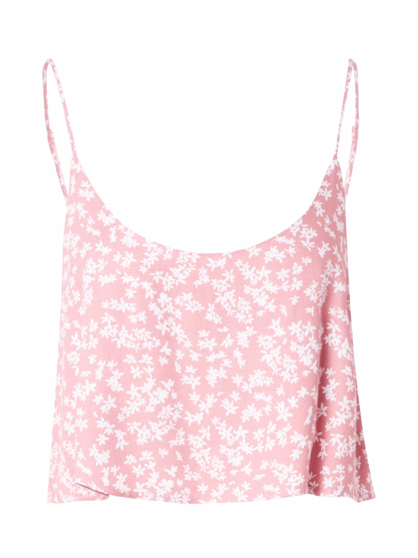 Cotton On - Top Corto a Canotta da Donna con Stampa Floreale e Scollo Scoop